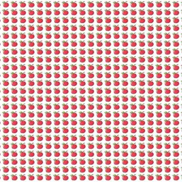 Apples, cloth or paper, with colored, for gift card Stock Illustration