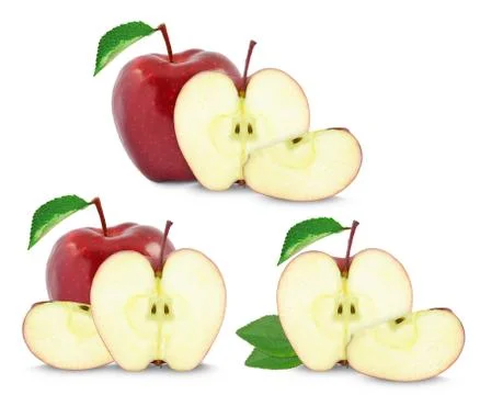 Apples collection Stock Photos