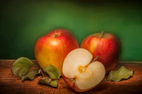 Apples composition 3 Stock Photos