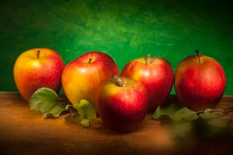 Apples composition Stock Photos