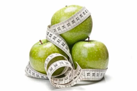 Apples for dieting. Stock Photos