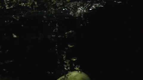 APPLES DROP WATERTANK Video stock 147396544