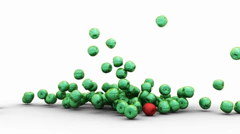 Apples fall down Video stock 30501051