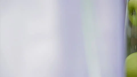 Apples in glass Video stock 11624871