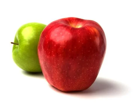 Apples isolated on white background Stock Photos