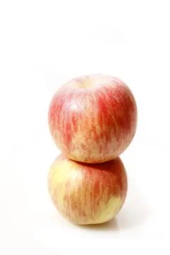 Apples isolated on white background Stock Photos
