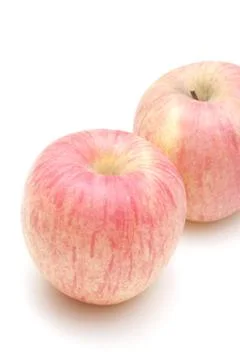 Apples isolated on white background Stock Photos