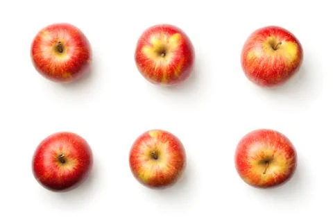 Apples Isolated on White Background Stock Photos