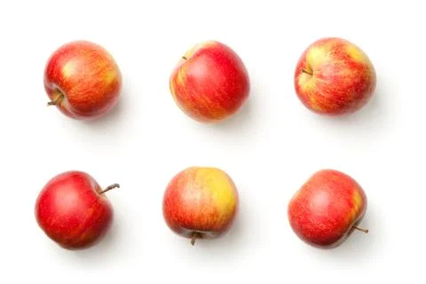 Apples Isolated on White Background Stock Photos