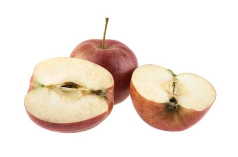 Apples isolated on white background Stock Photos