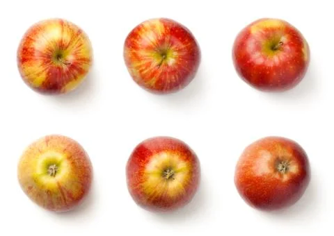 Apples Isolated on White Background Stock Photos