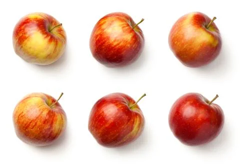 Apples Isolated on White Background Stock Photos