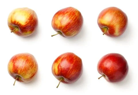 Apples Isolated on White Background Stock Photos