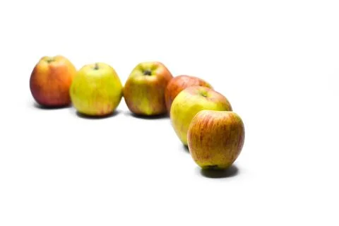 Apples isolated on white background Stock Photos