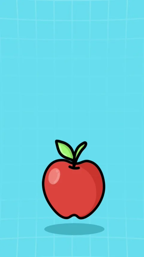 Apples Jumping Vertical Stock Footage 319500086