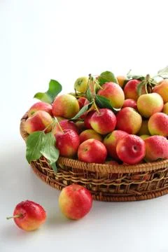Apples on a light background Stock Photos