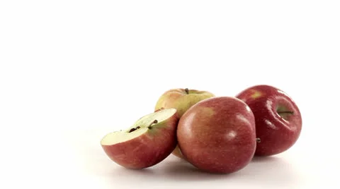 Apples many front view Vidéo 23727953