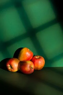 Apples pile Stock Photos