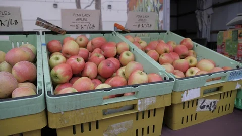 Apples For Sale 스톡 동영상 121164535