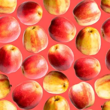 Apples seamless pattern. Illustrazione stock