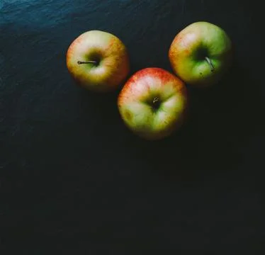 Apples On The Table Foto stock