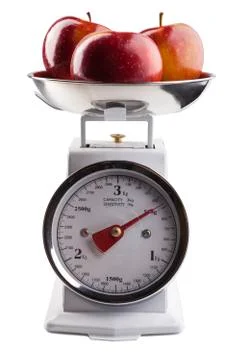 Apples weight Stock Photos