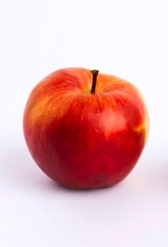 Apples on a white background. A group of apples on an isolated white backgrou Stock Photos