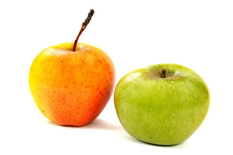 The apples, on a white background, isolated Stock-Fotos