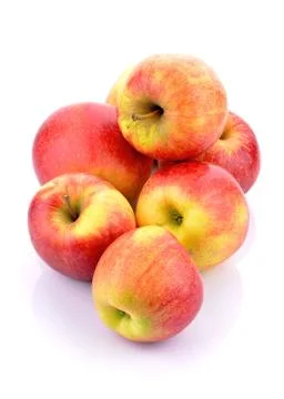 Apples on a white background Stock-Fotos