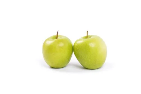 Apples on a white background Stock Photos