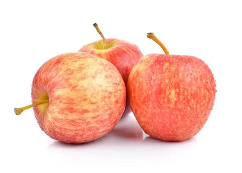 Apples on white background Stock Photos