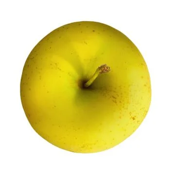 Apples on a white isolated background Stock Photos