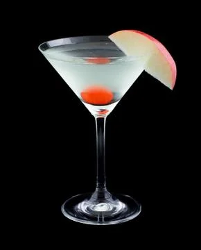 Appletini Cocktail Stock Photos