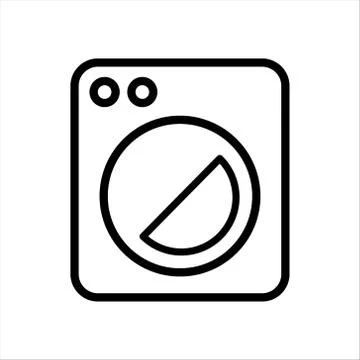 Appliance, clean, cleaning, laundry, machine, washing icon Stock Illustration