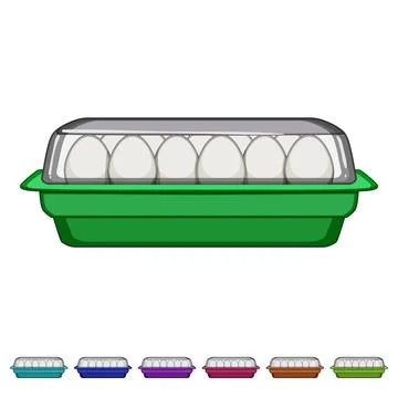 Appliance egg cooker cartoon vector graphic イラスト素材