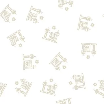 Appliance installation glyph seamless pattern Stock Illustration