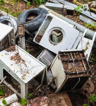 Appliances dump Stock Photos