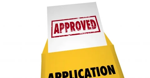 Application Approved Envelope Response Good Outcome 4K Stock Footage 60764883
