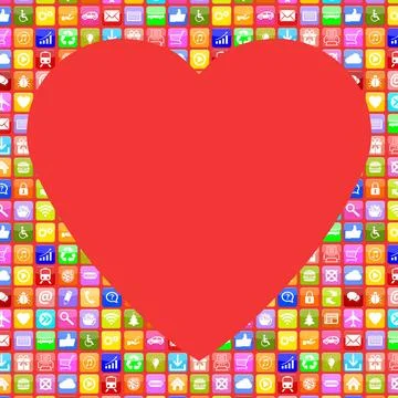 Application Apps App Partner und Liebe im Internet online Dating Computer ... Stock Photos