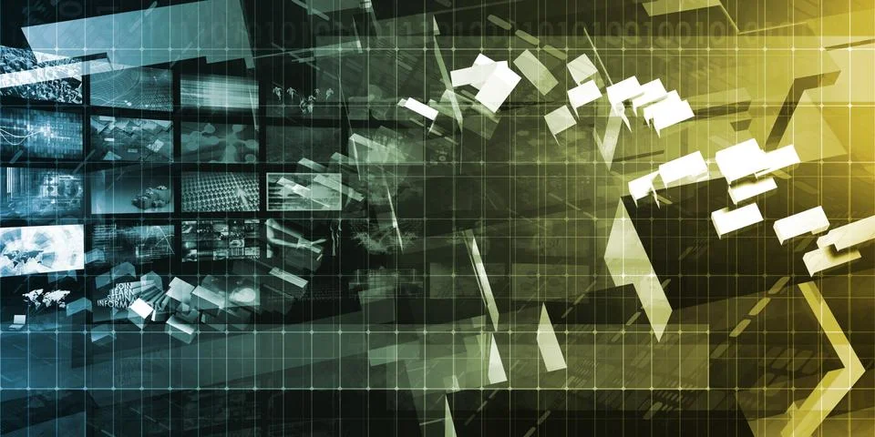 Application Architecture Illustrazione stock