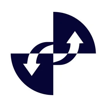 Application, arrow, down icon Stock Illustration