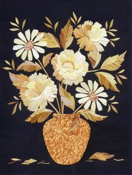 Application: bouquet from roses Stock Illustration