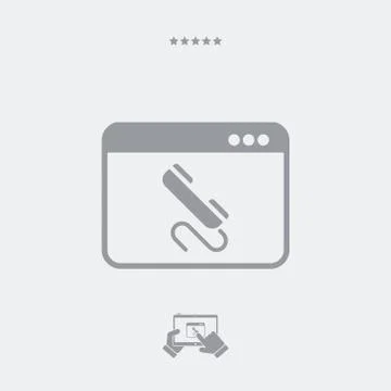 Application for call icon Stock Illustration