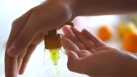 Application of cleaning rules against virus Stock Footage 128286914