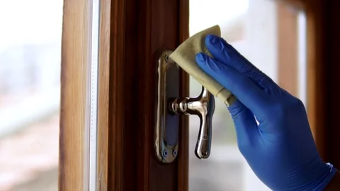Application of cleaning rules against virus Stock Footage 128293122