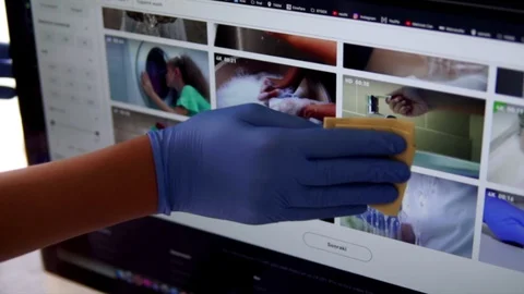 Application of cleaning rules against virus Stock Footage 128297117
