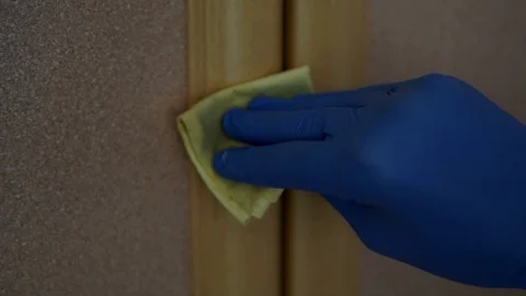 Application of cleaning rules against virus Stock Footage 128299519
