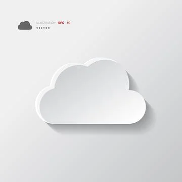 Application cloud icon. Data storage. Stock Illustration