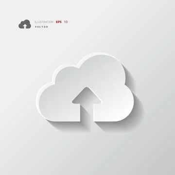 Application cloud icon. Data storage. Stock Illustration
