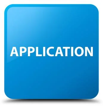 Application cyan blue square button イラスト素材